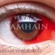 Hemorrhage I – hand-painted custom contact lens | Samhain Contact Lenses