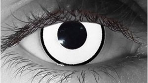 Manson – hand-painted custom contact lens | Samhain Contact Lenses