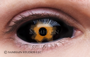 Silco – hand-painted custom contact lens | Samhain Contact Lenses